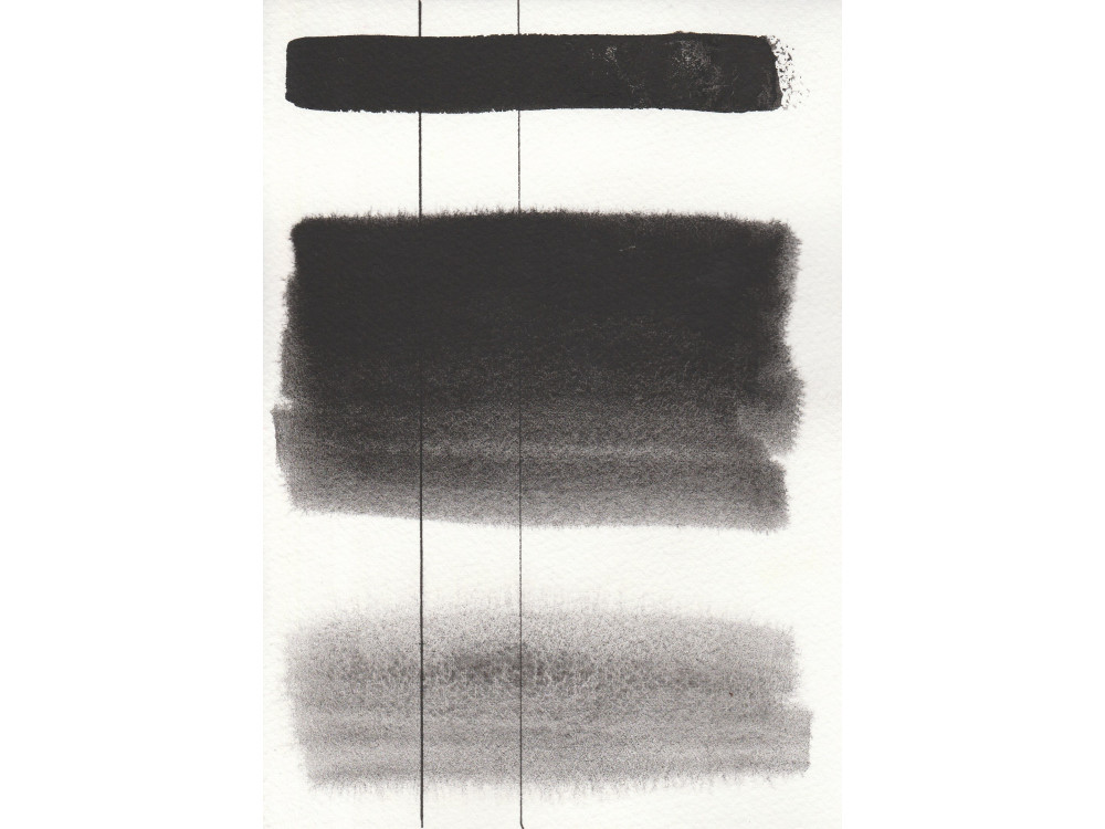 Aquarius watercolor paint - Roman Szmal - 134, Mars Black, pan