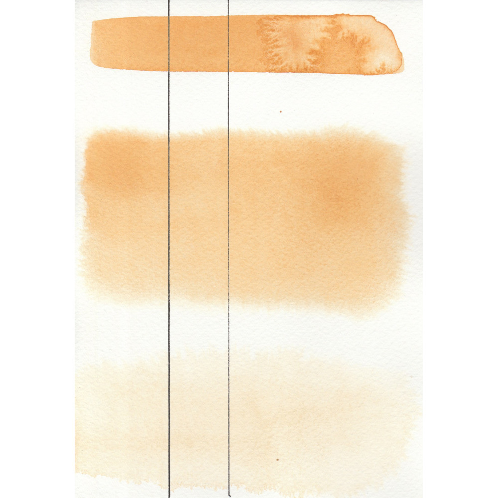 Farba akwarelowa Aquarius - Roman Szmal - 110, Ochra złota transparentna, kostka