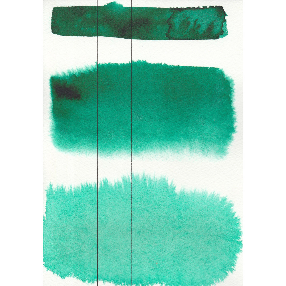 Aquarius watercolor paint - Roman Szmal - 104, Phthalo Green (Blue Shade), pan