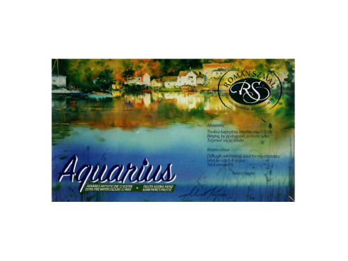 Set of Aquarius watercolor paints, Adam Papke - Roman Szmal - 12 colors