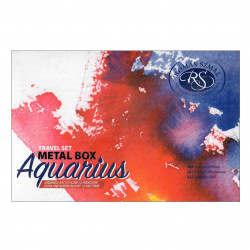 Zestaw akwareli Aquarius w kostkach, Travel Set - Roman Szmal - 12 kolorów