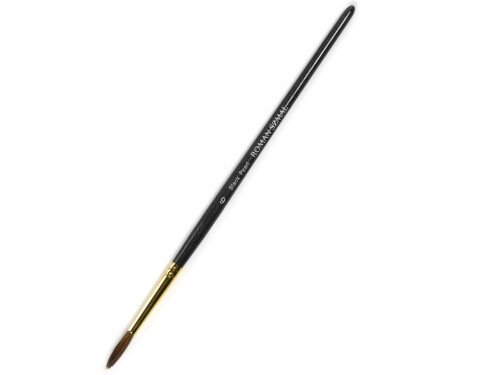 Round, mixed bristles, Black Pearl series brush - Roman Szmal - no. 6