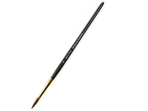 Round, mixed bristles, Black Pearl series brush - Roman Szmal - no. 5