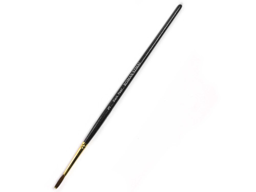 Round, mixed bristles, Black Pearl series brush - Roman Szmal - no. 3