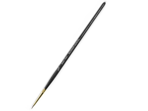 Round, mixed bristles, Black Pearl series brush - Roman Szmal - no. 3/0