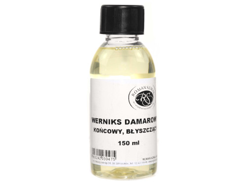 Werniks damarowy do farb olejnych - Roman Szmal - błyszczący, 150 ml