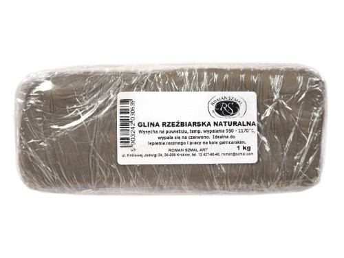Glina rzeźbiarska naturalna - Roman Szmal - 1 kg