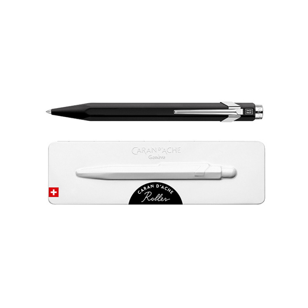 Pióro kulkowe 849 w etui - Caran d'Ache - czarne, M