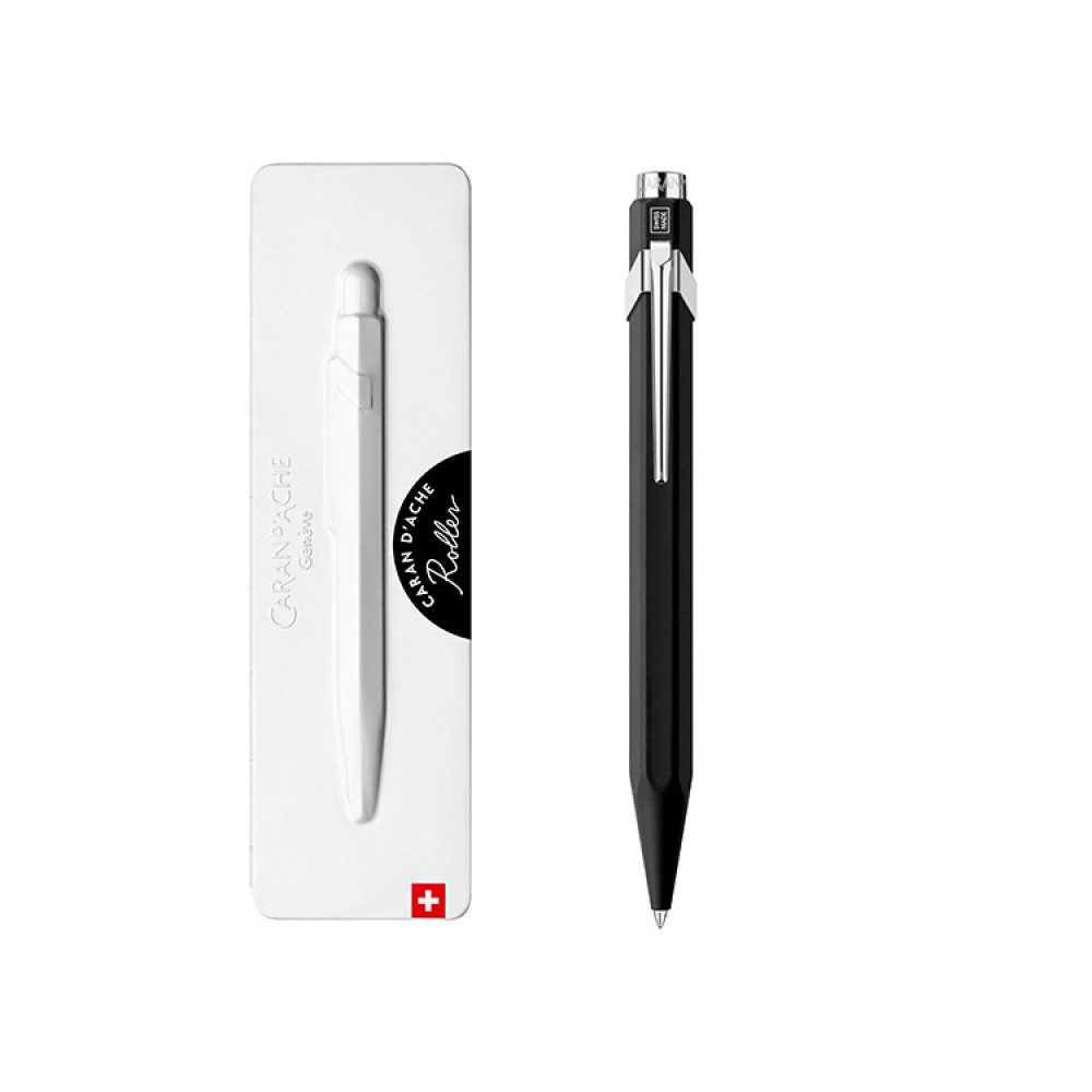 849 rollerball pen with case - Caran d'Ache - black, M