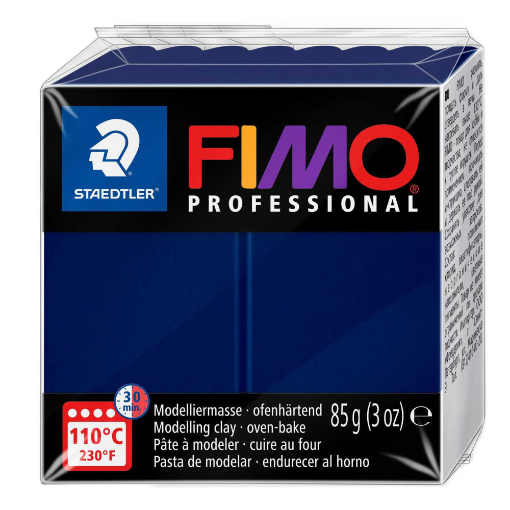 Masa termoutwardzalna Fimo Professional - Staedtler - granatowa, 85 g