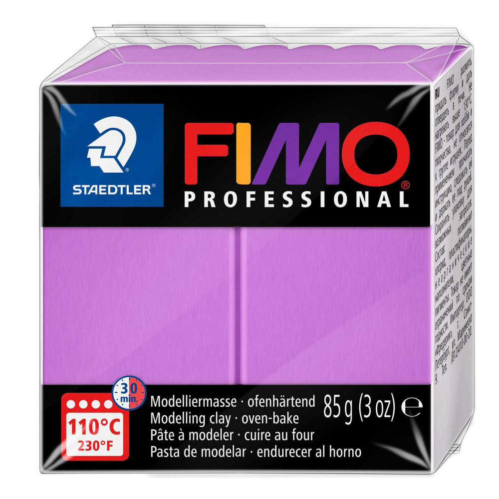 Masa termoutwardzalna Fimo Professional - Staedtler - lawendowa, 85 g