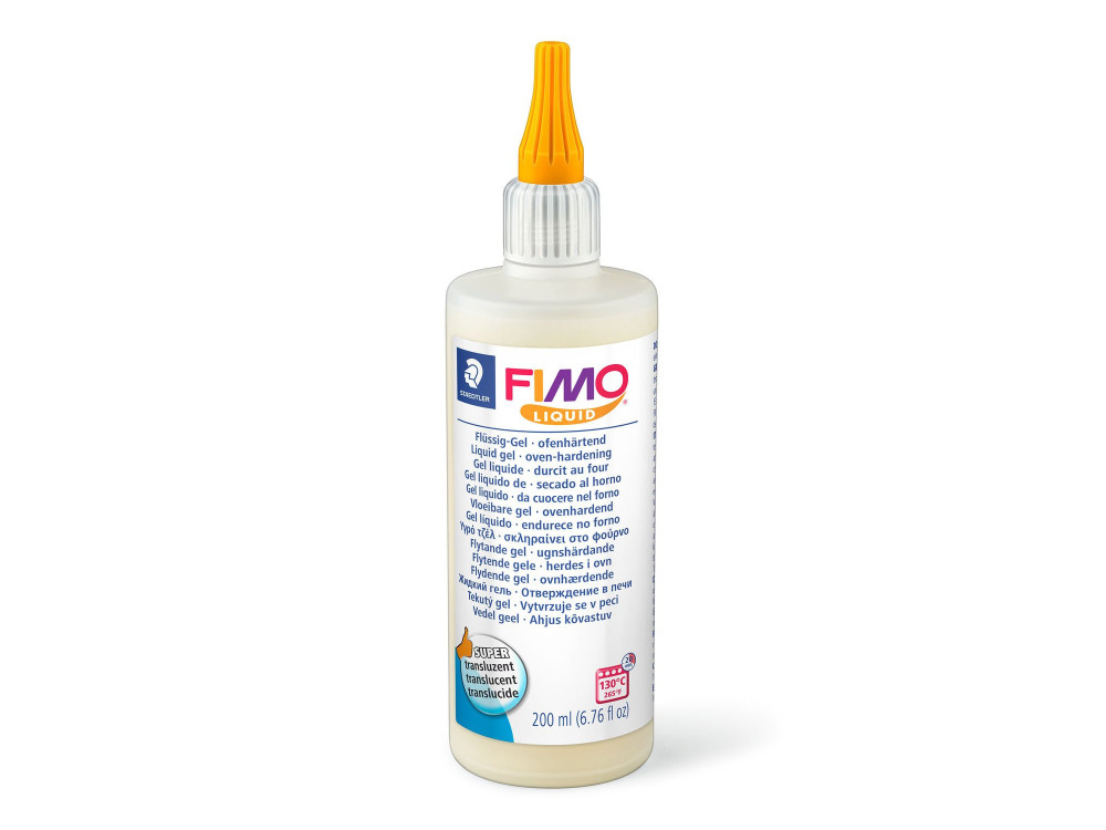 Żel dekoratorski, termoutwardzalny Fimo Liquid - Staedtler - transparentny, 200 ml