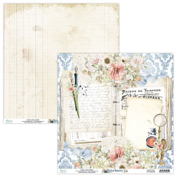 Papier do scrapbookingu 30,5 x 30,5 cm - Mintay - Written Memories 03