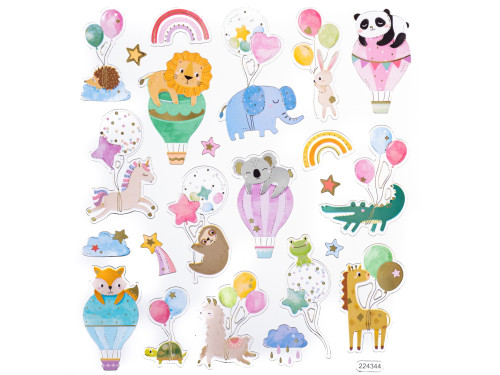 Stickers - DpCraft - Birthday, 23 pcs