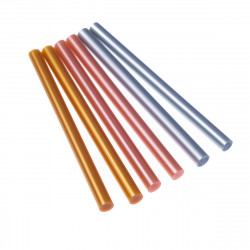 Glue gun sticks - DpCraft - metallic, 7 mm x 10 cm, 6 pcs