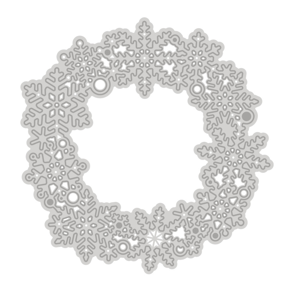 Cutting die - DpCraft - Snowflake wreath