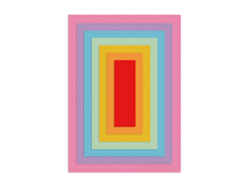 Zestaw wykrojników - DpCraft - Prostokąty, 7 szt.