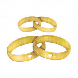 Set of cutting dies - DpCraft - Wedding rings, 2 pcs