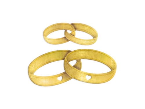 Set of cutting dies - DpCraft - Wedding rings, 2 pcs