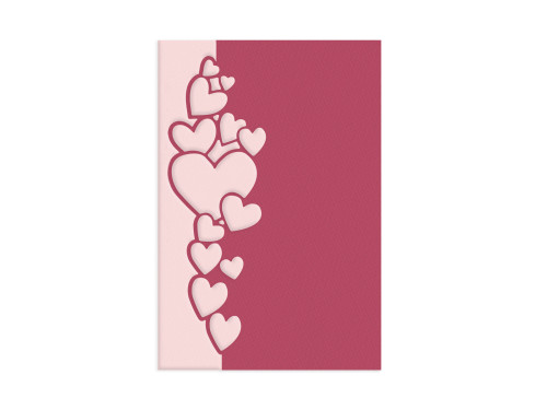 Cutting die - DpCraft - Border with hearts
