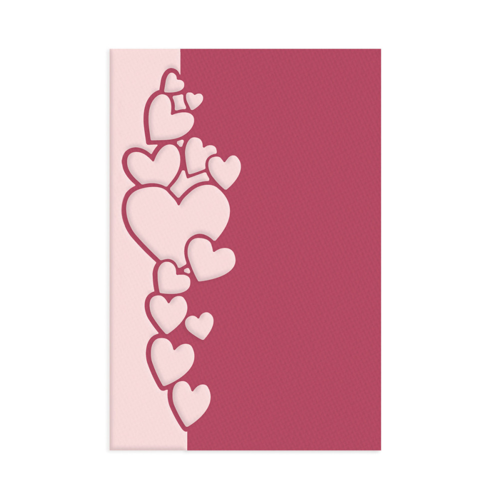 Cutting die - DpCraft - Border with hearts