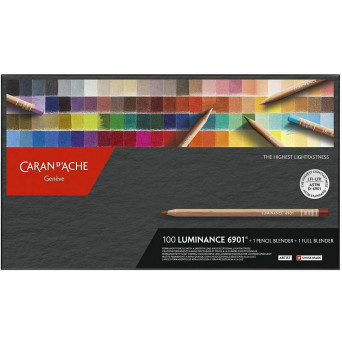 Caran d'Ache Luminance Colored Pencil - Indanthrone Blue