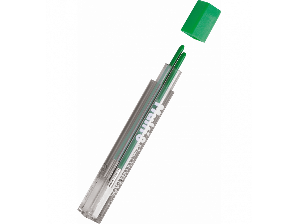 Color leads for mechanical Multipen pencil - Pentel - green, 2 mm, 2 pcs