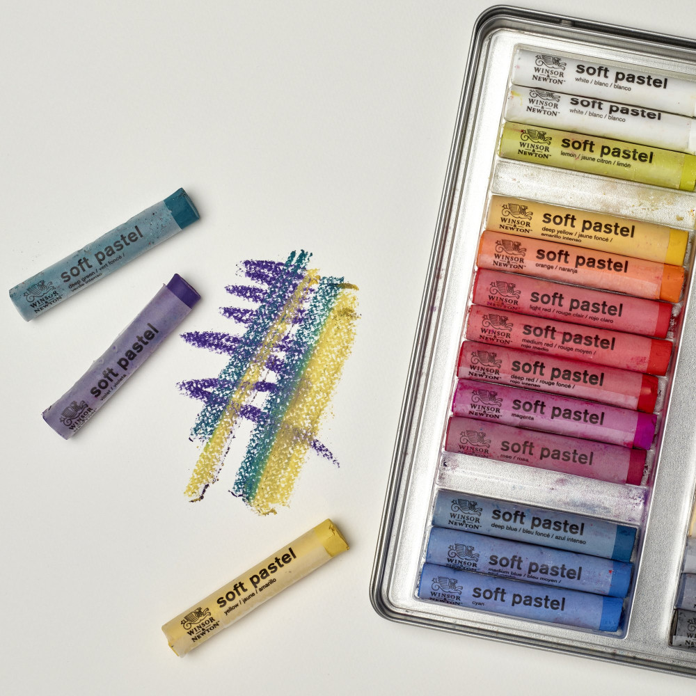 Zestaw pasteli suchych Soft Pastel - Winsor & Newton - 30 kolorów