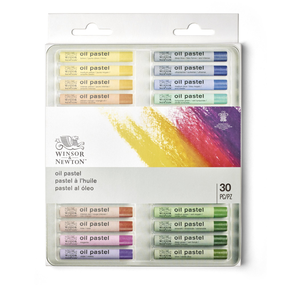 Set of Oil pastels - Winsor & Newton - 30 colors