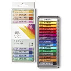 Set of Oil pastels - Winsor & Newton - 15 colors