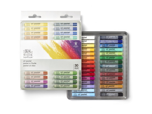 Zestaw pasteli olejnych Oil Pastel - Winsor & Newton - 30 kolorów