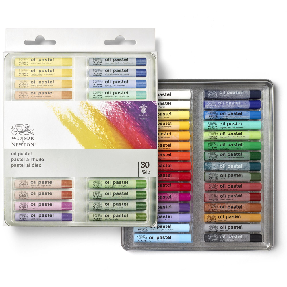 Set of Oil pastels - Winsor & Newton - 30 colors