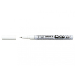 Marker olejowy Super Color - Pilot - biały, 0,5 mm