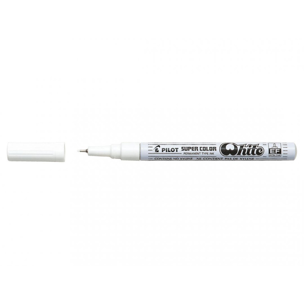 Marker olejowy Super Color - Pilot - biały, 0,5 mm