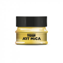 Mika sproszkowana Art Mica - Pentart - złota, 9 g