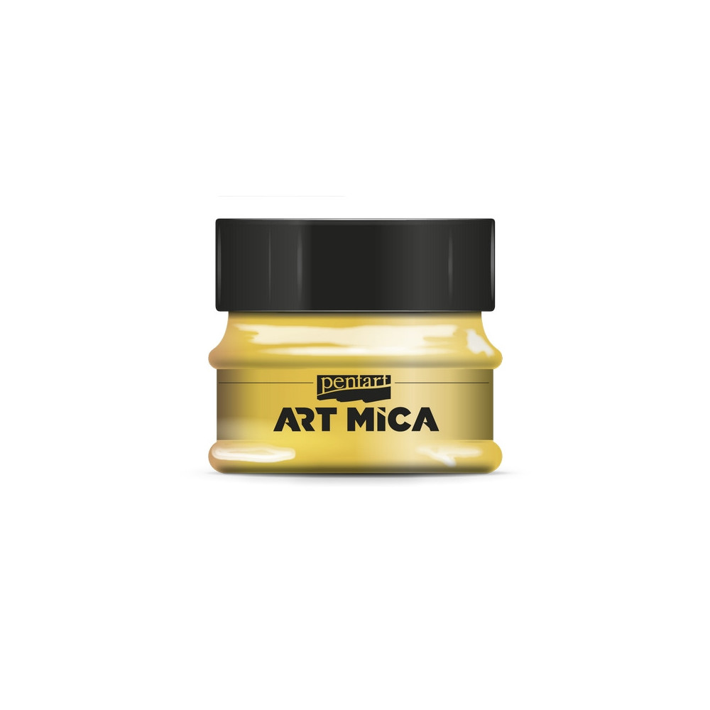 Mika sproszkowana Art Mica - Pentart - złota, 9 g