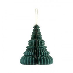 Paper honeycomb bauble - Christmas tree, green, 20 cm