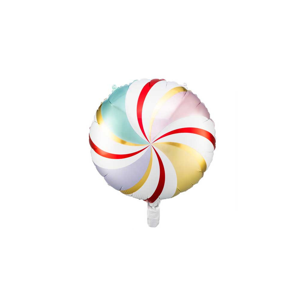 Balon foliowy Cukierek - kolorowy, 35 cm