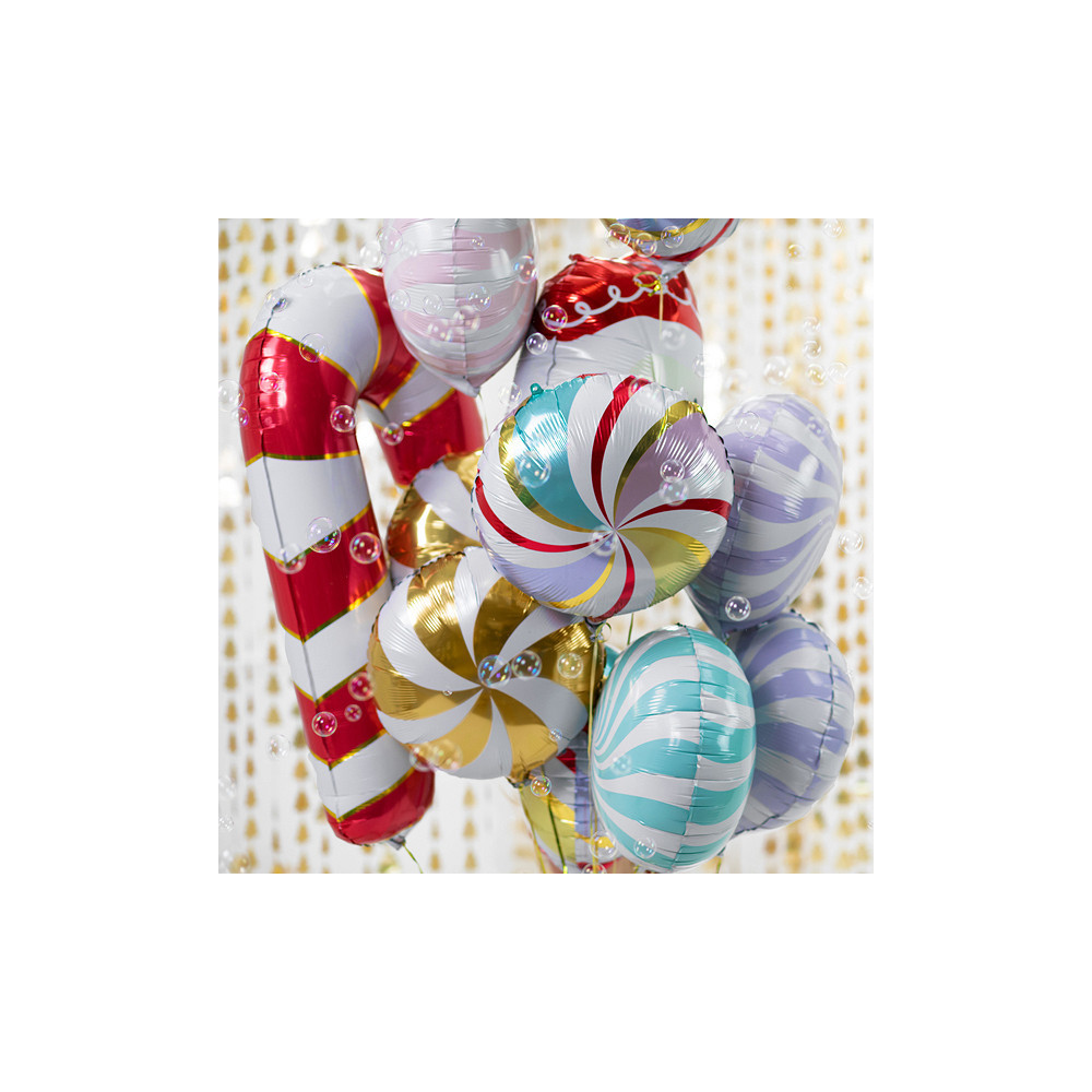 Balon foliowy Cukierek - kolorowy, 35 cm