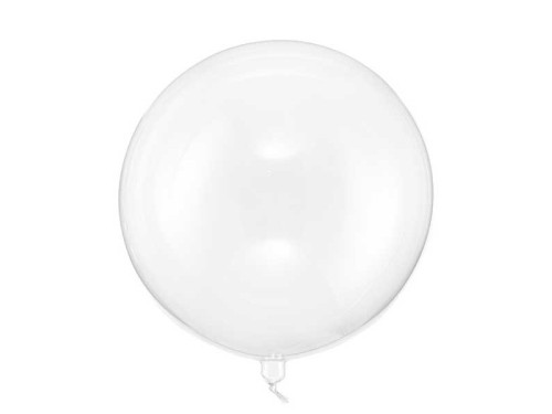 Balon foliowy Kula - transparentny, 40 cm