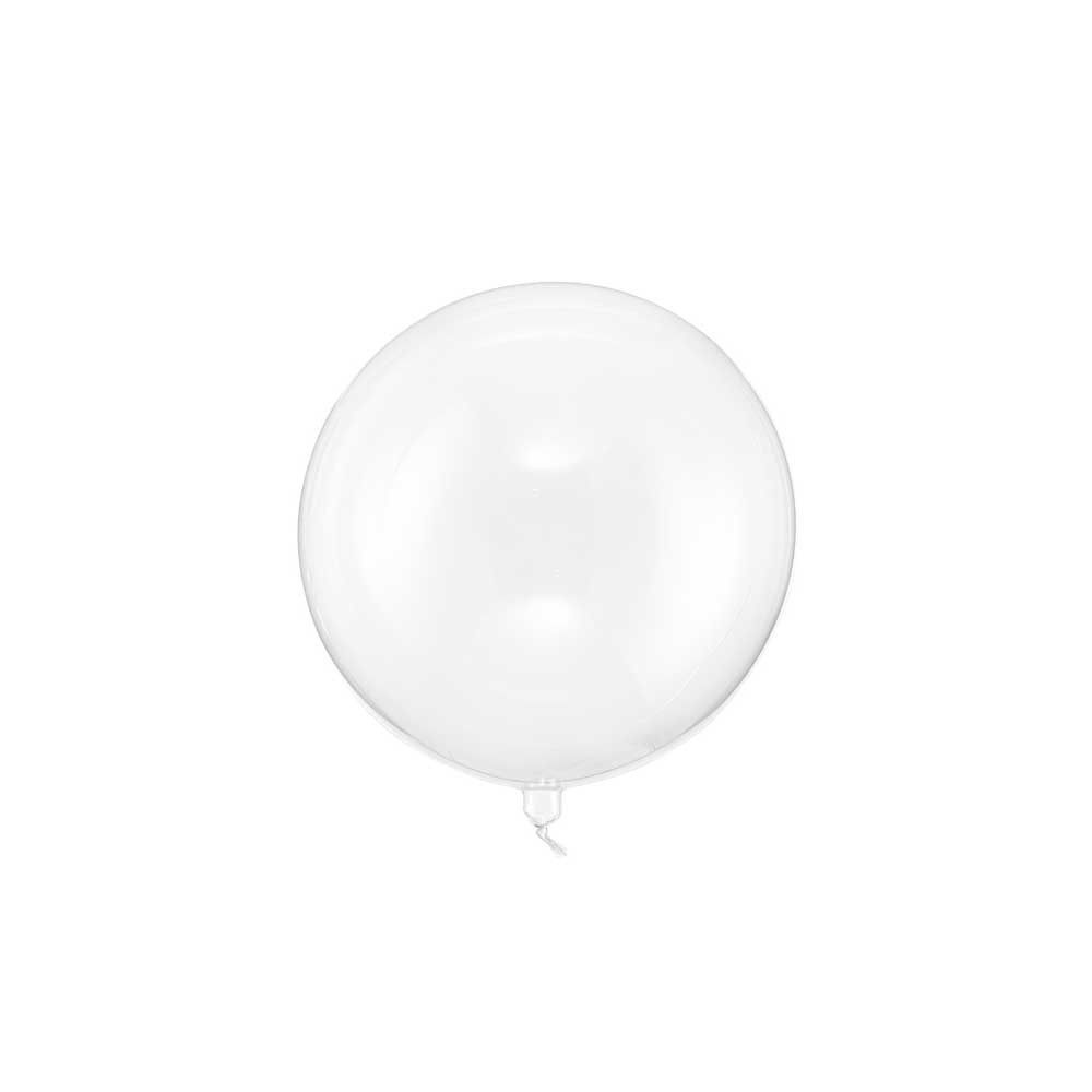Balon foliowy Kula - transparentny, 40 cm