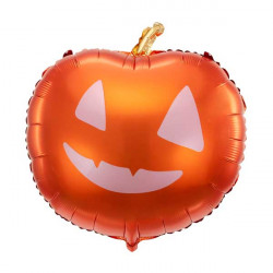 Foil balloon Pumpkin - orange, 40 x 40 cm