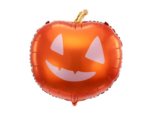 Foil balloon Pumpkin - orange, 40 x 40 cm