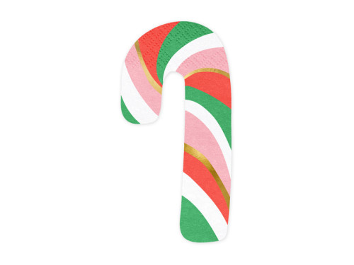Napkins Candy Cane - 20 pcs