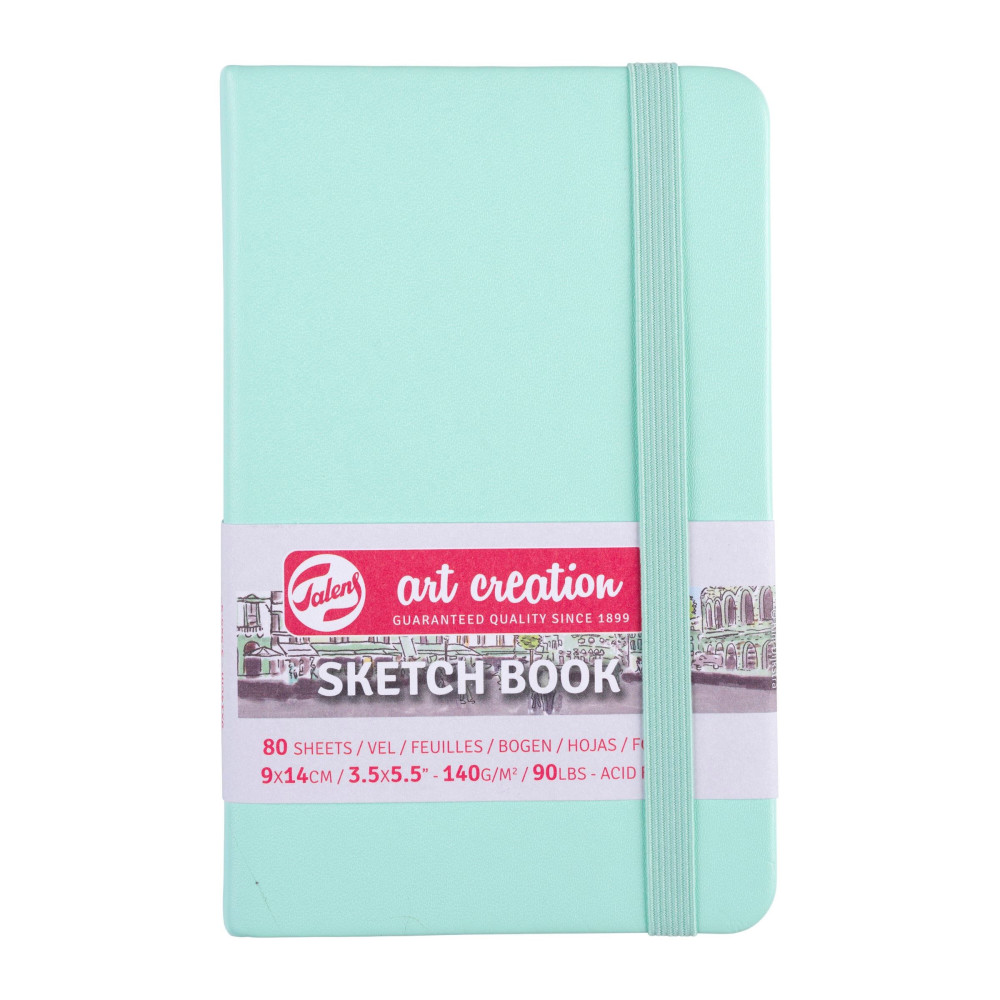 Sketch Book 9 x 14 cm - Talens Art Creation - Fresh Mint, 140 g, 80 sheets