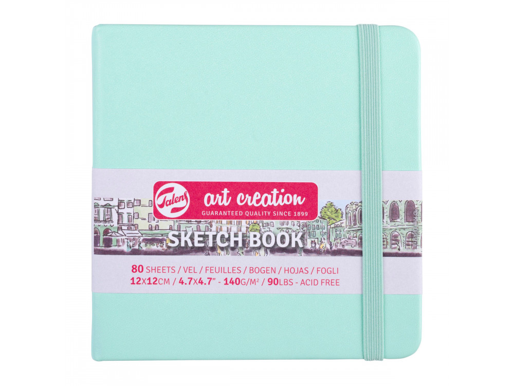 Sketch Book 12 x 12 cm - Talens Art Creation - Fresh Mint, 140 g, 80 sheets