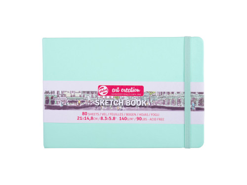 Sketch Book 21 x 15 cm - Talens Art Creation - Fresh Mint, 140g, 80 sheets