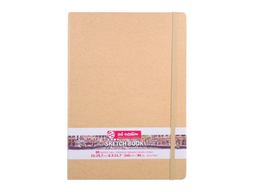 Sketch Book 21 x 30 cm - Talens Art Creation - Kraft, 140 g, 80 sheets