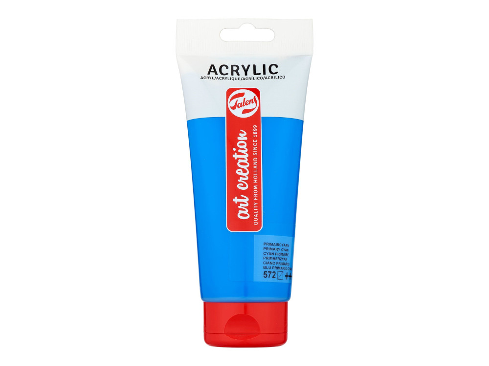 Acrylic paint in tube - Talens Art Creation - Primary Cyan, 200 ml