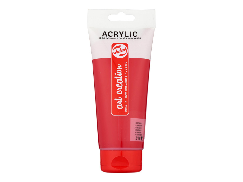 Acrylic paint in tube - Talens Art Creation - Carmine, 200 ml